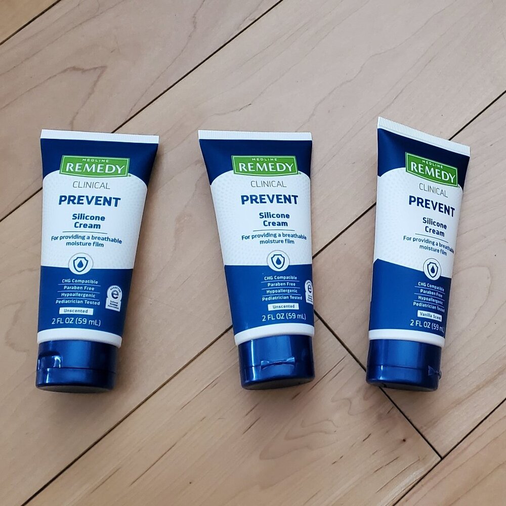 3 Medline Remedy Clinical Prevent Silicon Cream 2 FL Oz